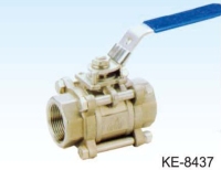 3-PC TYPE BALL VALVE WITH ISO TOP FLANGE