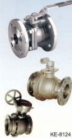 2-PC TYPE BALL VALVE, FLANGGED ENDS