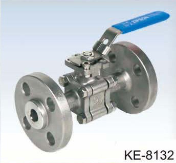 3-PC BALL VALVES, FLANGED ENDS 3-PC BALL VALVES, FLANGED ENDS