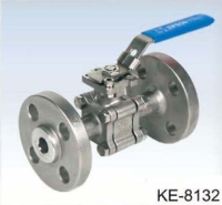 3-PC BALL VALVES, FLANGED ENDS