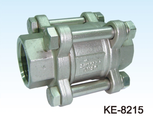 3-PC TYPE CHECK VALVE, SCREWED ENDS 3-PC TYPE CHECK VALVE, SCREWED ENDS