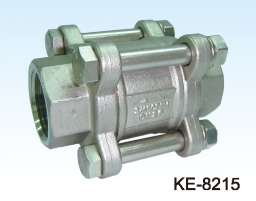 3-PC TYPE CHECK VALVE, SCREWED ENDS
