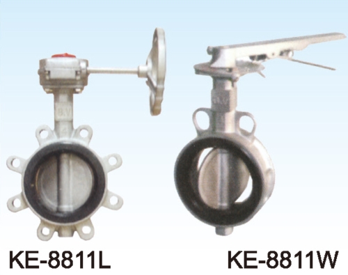 KE-8811L BUTTERFLY VALVE, LUG TYPE
KE-8811W BUTTERFLY VALVE,WAFER TYPE KE-8811L BUTTERFLY VALVE, LUG TYPE
KE-8811W BUTTERFLY VALVE,WAFER TYPE