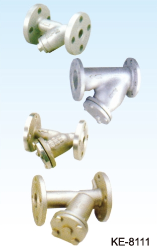 Y-TYPE STRAINER, FLANGED ENDS Y-TYPE STRAINER, FLANGED ENDS