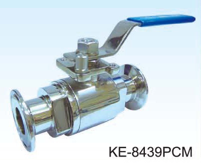 2-PC TYPE POLISHED BALL VALVE,(FOOD & SANITARY GRADE) CLAMP & BUTT-WELDED ENDS