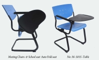 椅座收合式学生椅+写字板