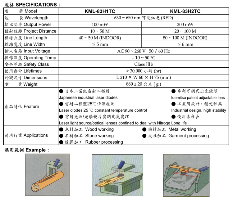 Linear Mark-KML-83H series