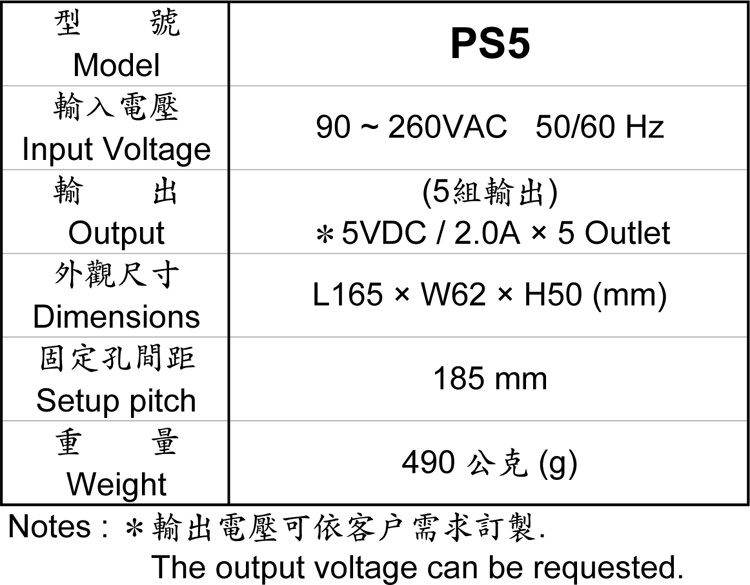 Power Supply-PS5