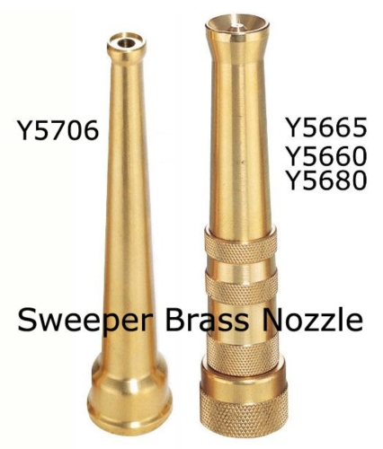 Sweeper Brass Nozzles