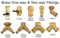 Brass One Way & Two Way Fittings