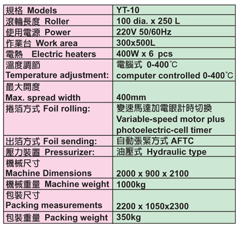 平面式自動熱轉印機