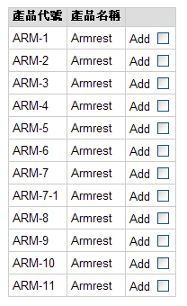 Armrest Armrest