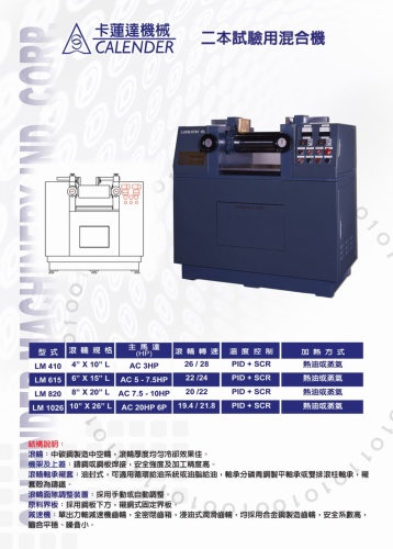 Lab mixing mill