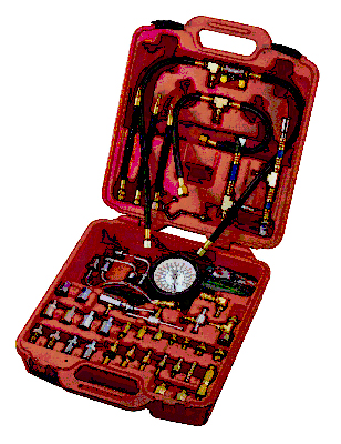 Gasoline engine injecting pressure tester set