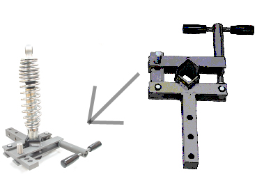Special vice for shock absorber Special vice for shock absorber