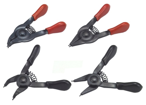 4 PC Mini Snap Ring Pliers Set