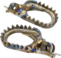 Titanium Foot Pegs E type (ASF)