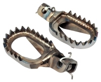 Titanium Foot Pegs E type (ASF)