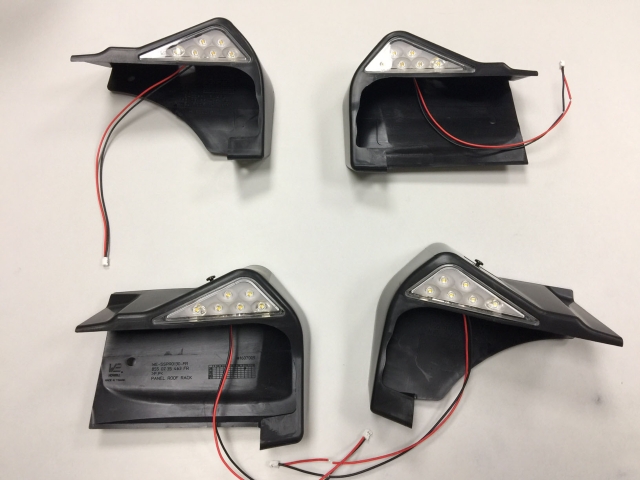 侧踏前后盖板+LED灯 侧踏前后盖板+LED灯