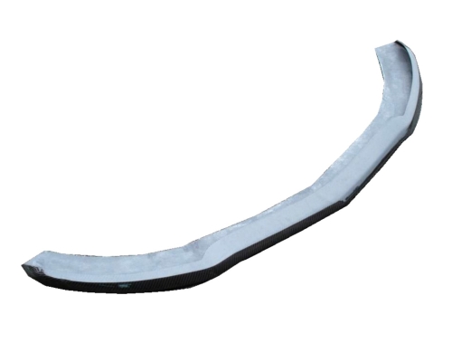 DRY CARBON FRONT LIP COVER FOR 13-ON W-117 CLA-250 A=G BUMPER USE