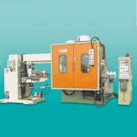 Single-Station Blow Molding Machine with In-Mold Labeling Device