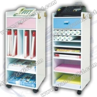 Fax/Telephohe office multi-function cabinet with casters