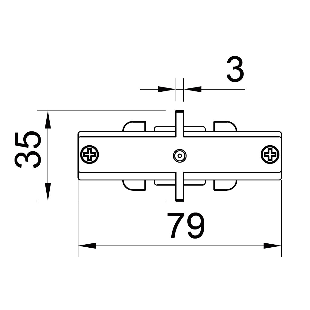 Mini Straight Connector