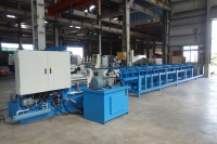 Friction welding for rebar coupler with auto loading Friction welding for rebar coupler with auto loading