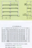 Specifications for Storage Racks