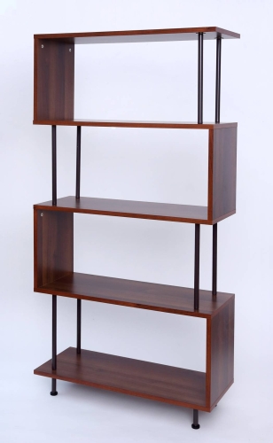 Five shelves