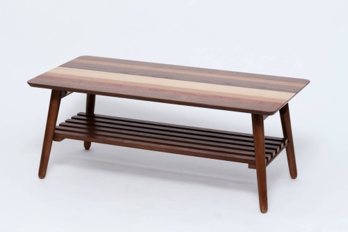 Coffee tables attached batts parquet