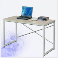 简单书桌(木纹 洗白色)
