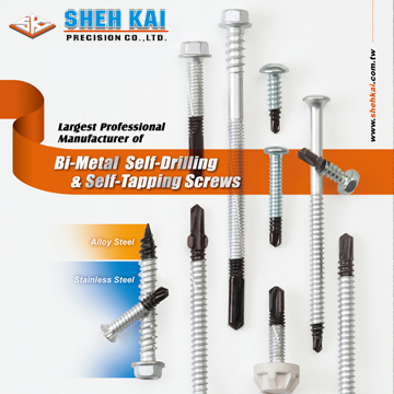Bi-metal self-drilling screw Bi-metal self-drilling screw
