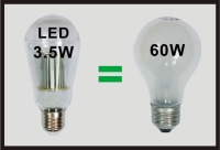 60W LED Bulbs E26. B22