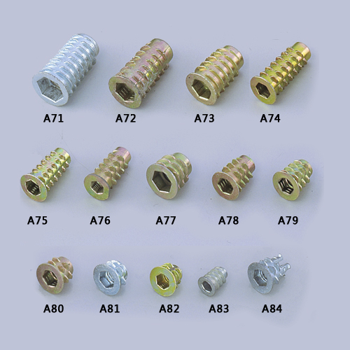 Flanged threaded inserts (D-type)