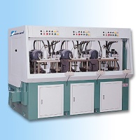 Three spindle mounting surface processing machine