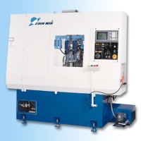 Vertical type drilling and chamfer machine