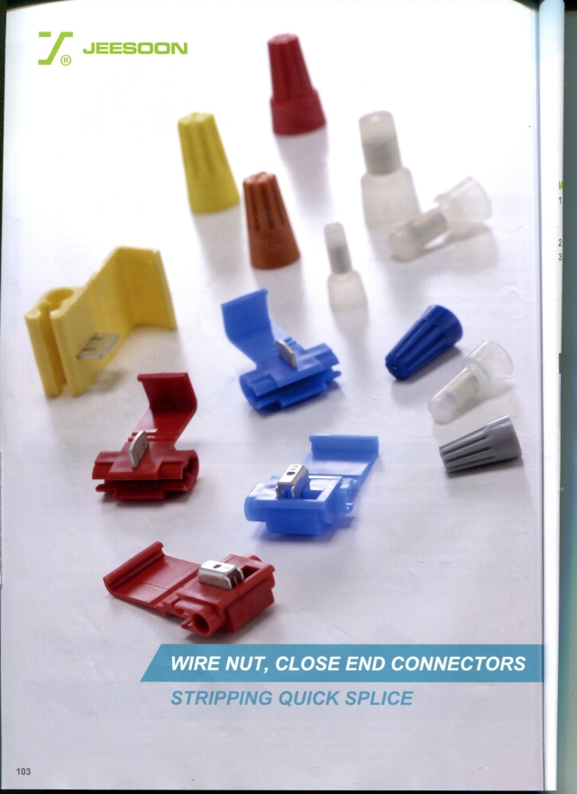 Wire Nut, Close End, Stripping Qick Splice Wire Nut, Close End, Stripping Qick Splice