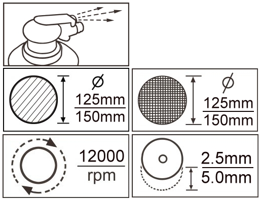 AIR ORBITAL SANDER - 6 AIR ORBITAL SANDER - 6