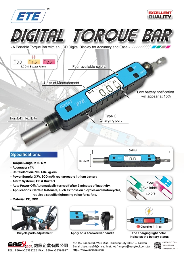 Digital Torque Bar Digital Torque Bar