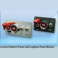 Control Switch Panel with Lighted Push Button