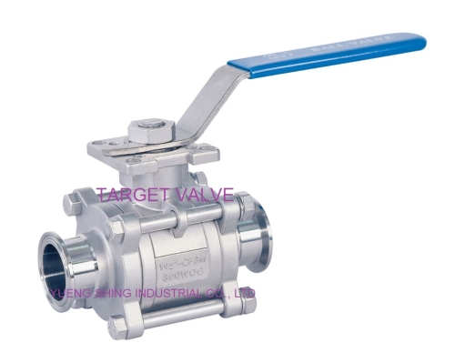 3-PC Sanitary Ball Valve 3-PC Sanitary Ball Valve