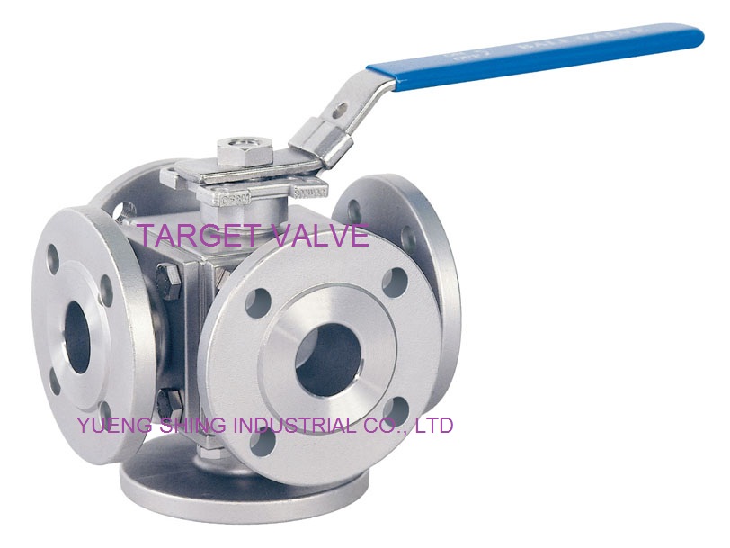 3- / 4- / 5- Way Flanged Ball Valve