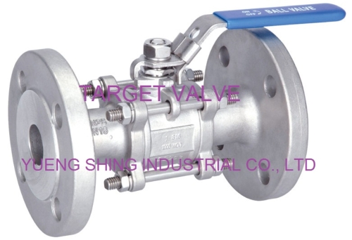 3-PC Flanged Ball Valve 3-PC Flanged Ball Valve