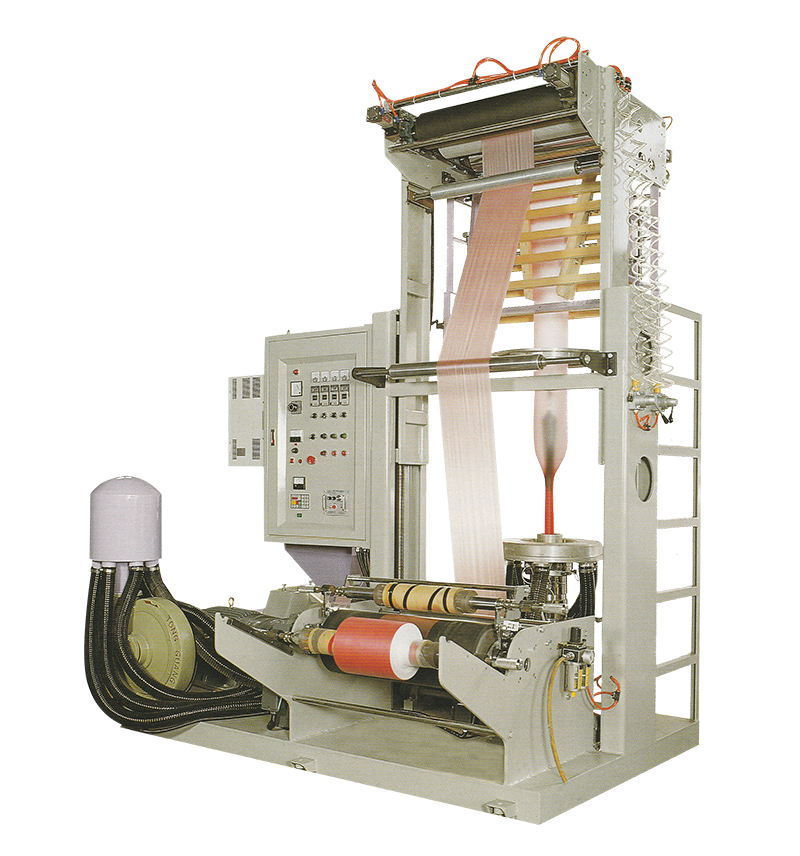 INFLATION TUBULAR FILM MANUFACTURING MACHINE FOR LDPE/HDPE/LLDPE (MINI TYPE) INFLATION TUBULAR FILM MANUFACTURING MACHINE FOR LDPE/HDPE/LLDPE (MINI TYPE)