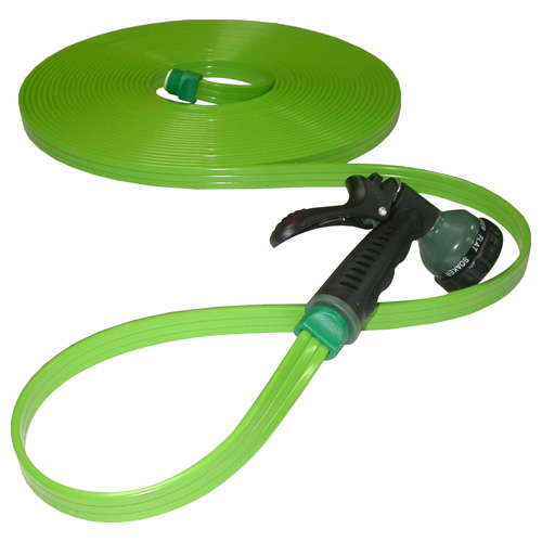 Tri-Flat Hose With 7-Pattern Spray nozzle