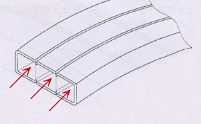 Tri-Flat Hose With Hose Reel  7-Pattern Spray nozzle