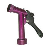 4 1/2” Front Threaded Powder-Coated Metal Trigger Nozzle Resin Stem & Nut Nylon Lever