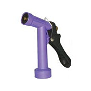 4 1/2” Powder Coated Trigger Nozzle W/Brass Stem & Nut Nylon Lever 4 1/2” Powder Coated Trigger Nozzle W/Brass Stem & Nut Nylon Lever