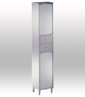 Storage Cabinet W/ Mirror